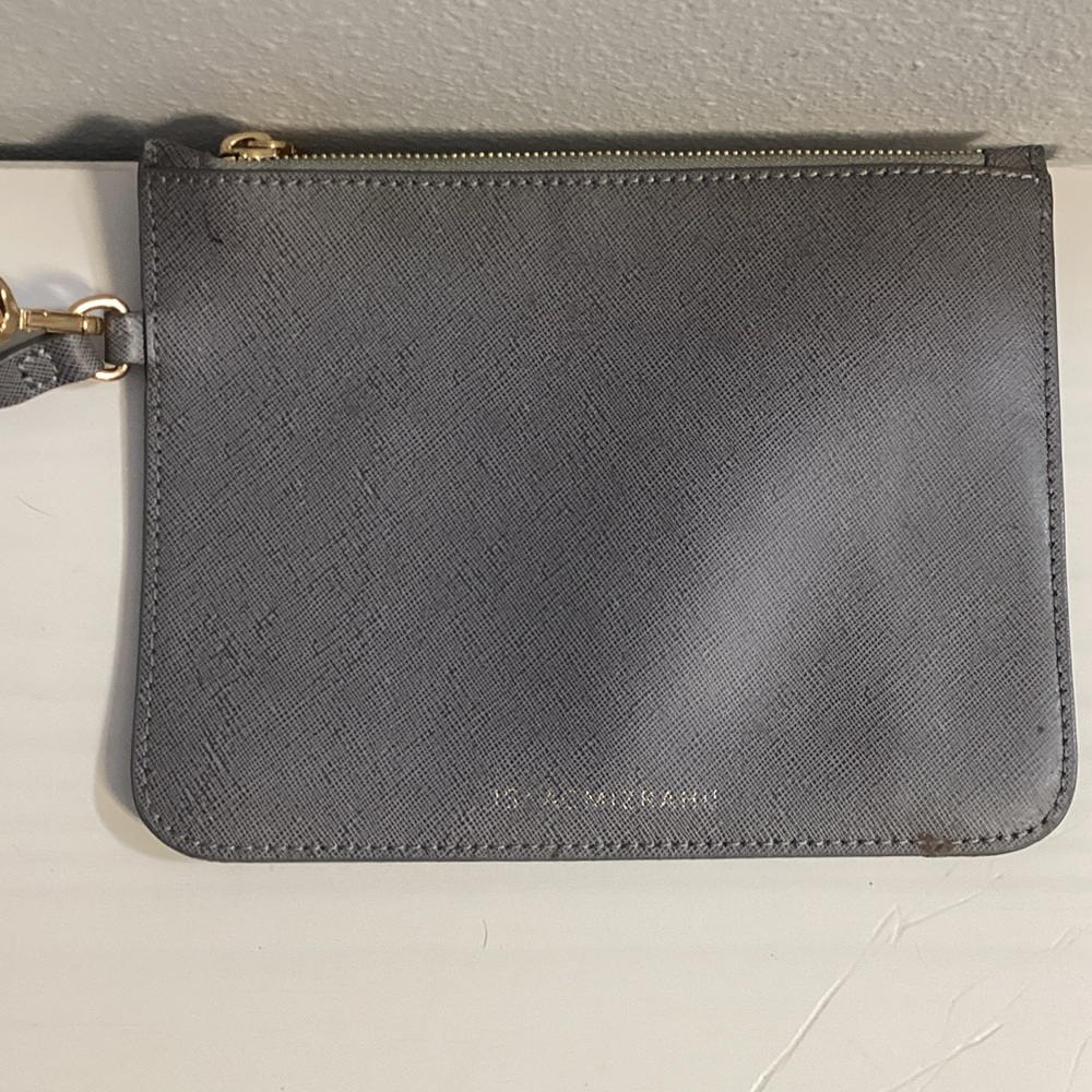 Isaac Mizrahi Gray Wristlet